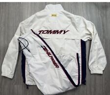White Vintage Hilfiger Athletics Track Suit - Jacket Size L / Pants Size M