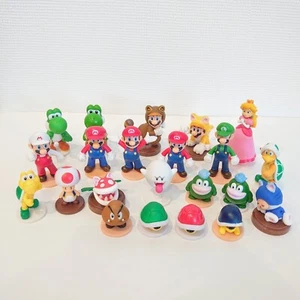 Lot Figures Mario Mixed Japan Import figure Luigi Yoshi Peach Toad Boo Goomba - Picture 1 of 17
