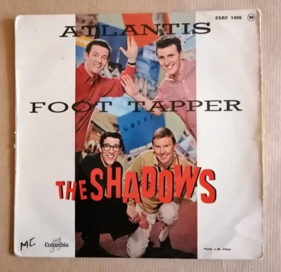THE SHADOWS : Atlantis 7" EP 45T 1963 France Columbia ESRF 1405 état VG/VG+ - Photo 1/2