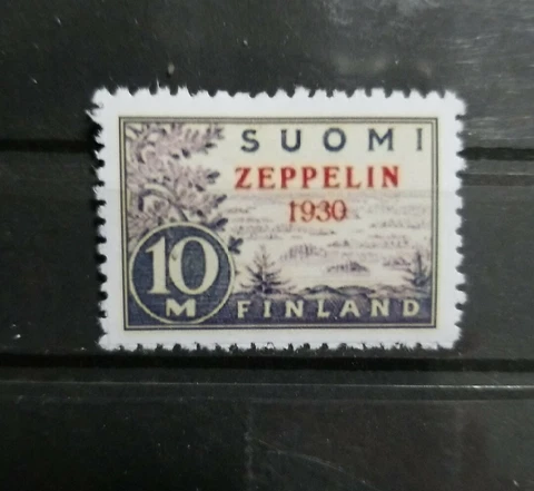 Finland Stamps #C1 1930 10M Graf Zeppelin Replica Place Holder Cover