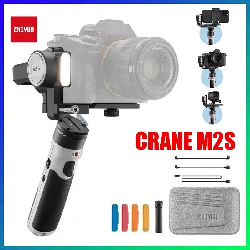 Zhiyun Crane M2S 3-Axis Gimbal Stabilizer For Mirrorless Camera Smartphone - Image 1 of 4