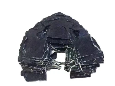 Económico Azul Oscuro Sin Pulir REAL Piel de Raya Pez Restos de Cuero 1 pieza Foto 1 de 4