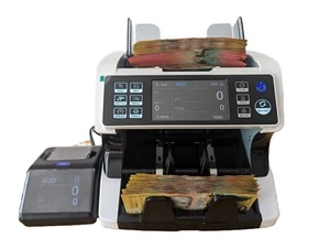 Sale - Australian Bank Grade Auto Mixed Denomination Money Counter with Printer - Picture 1 of 9