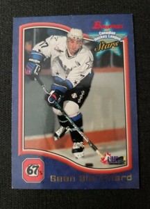1997-98 Bowman CHL Sean Blanchard #13 Ottawa 67's Hockey Card