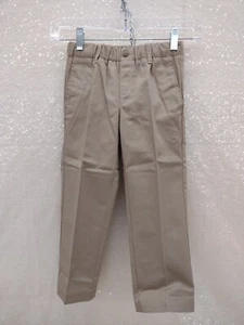 Lands End Boys Khaki Uniform Pants Size 4 - Picture 1 of 3