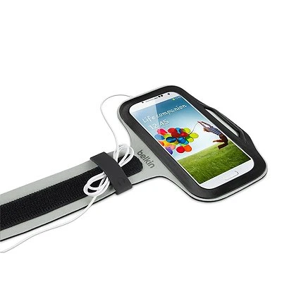 FASCIA DA BRACCIO NEOPRENE NERO per SAMSUNG GALAXY S4 I9500 - Immagine 1 di 3