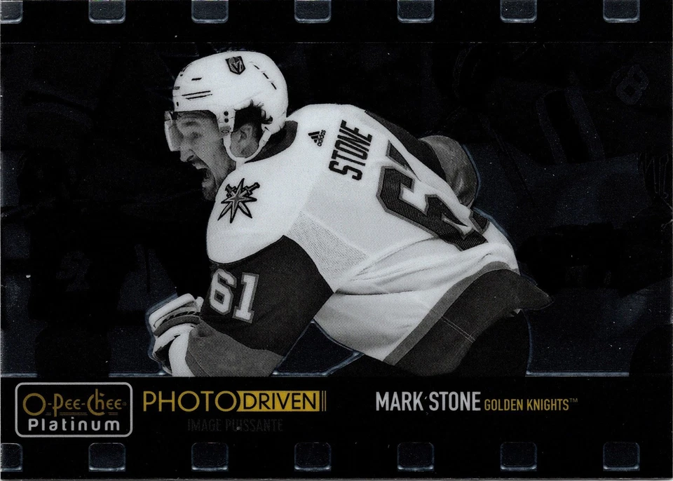 2020-21 Upper Deck O-Pee-Chee Platinum Photo Driven MARK STONE PD-20 Knights OPC - Image 1 of 1