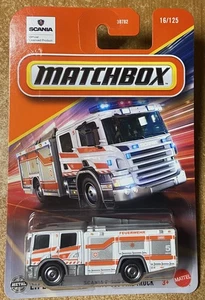 2025 Matchbox - #16 Scania P 360 Fire Truck - Picture 1 of 1