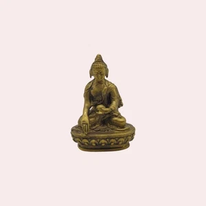 Tibetan Shakyamuni Buddhist Statue- 5.5"H - Picture 1 of 3