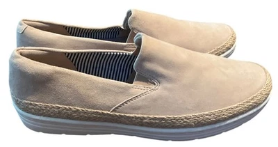 Clarks Marie Sail Slip On Walking Sneaker White Leather Espadrille Women 8.5 W - Image 1 of 4