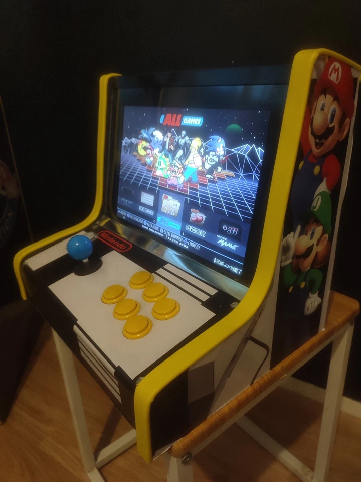 Borne Arcade Retrogaming Nintendo Mario + 13000 Jeux - Photo 1/4