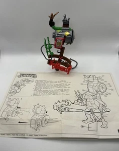 🔥 Mochila TMNT Donatello Telephone Line Rider con Manual 1991 Playmates - Imagen 1 de 10