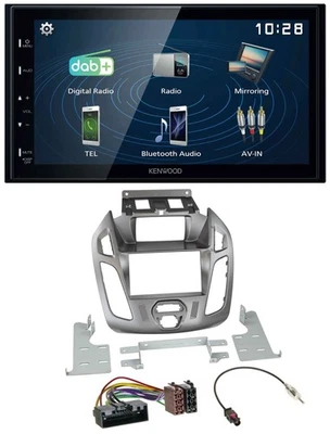 Kenwood 2DIN Bluetooth MP3 USB DAB Autoradio für Ford Transit 12-18 Display Conn - Bild 1 von 4