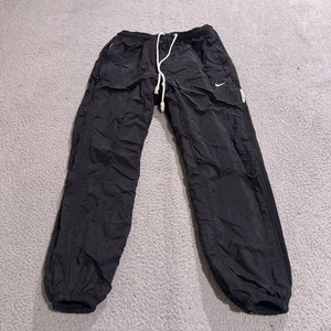 Nike Pants Mens Medium Black Sportswear Windrunner Windbreaker Woven Outdoors - Picture 1 of 10