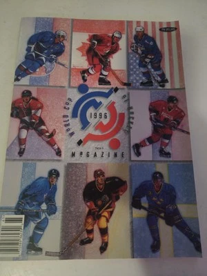 1996 WAYNE GRETZKY WORLD CUP OF HOCKEY MAGAZINE NHL Vtg - Image 1 of 4