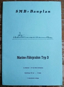 SMB Bauplan Marine Fährprahm. Typ D 1:50 Gebraucht - Bild 1 von 2