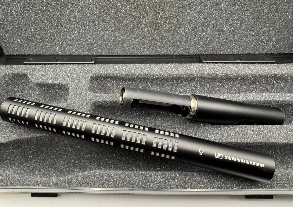 Micrófono de escopeta Sennheiser ME66 con fuente de alimentación K6 y estuche Foto 1 de 4