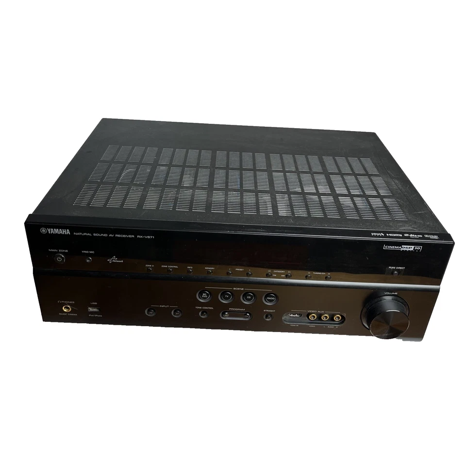 Yamaha RX-V671 Natural Sound AV Receiver 7.1 channel Tuner - TESTED & WORKS - Image 1 of 4