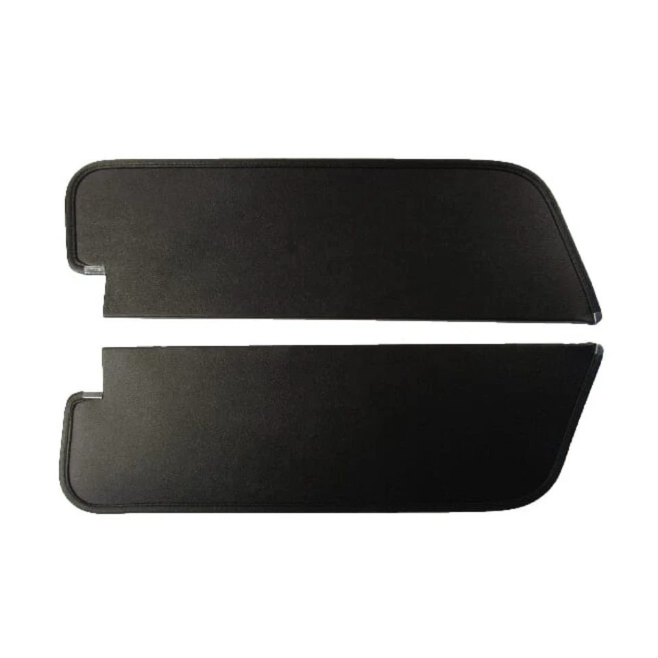 Sun Visor Smooth w/Cardboard Black for 1957 Ford Fairlane (500), Custom (300) - Image 1 of 4