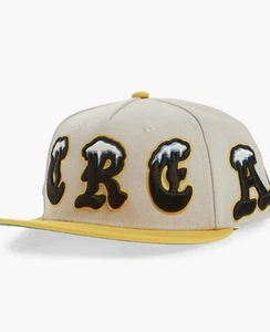 Billionaire Boys Club ICECREAM Snapback Hat Fog/Black & Yellow MSRP $70.00 - Picture 1 of 6