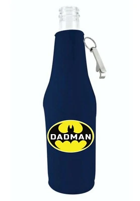 Botella de cerveza Dadman Coolie con abrebotellas adjunto, divertido día del padre Foto 1 de 3