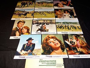1965 The Glory Guys: Senta Berger 12 Photo Lobby Cards Western
