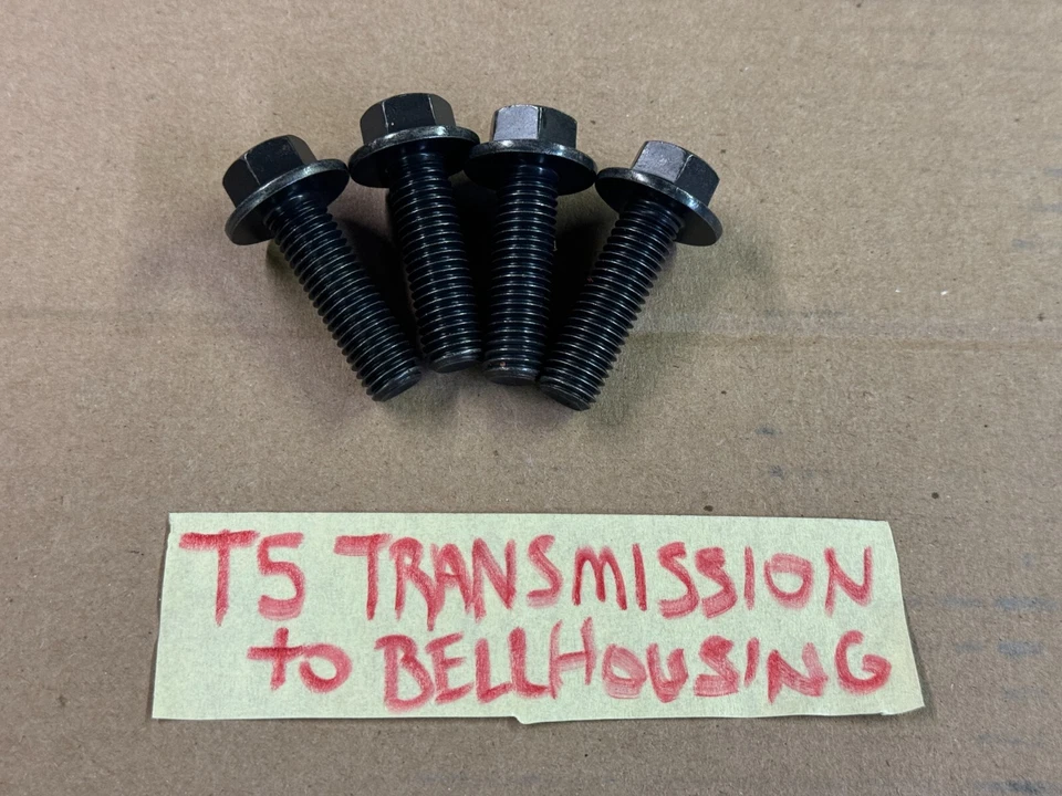 87-93 Ford Mustang T5 Transmission to Bellhousing Bolts 10.9 M12 Metric NEW! 5.0 - Image 1 of 3