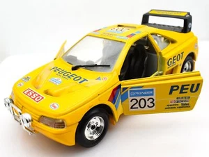 Modellino auto rally scala 1:24 Peugeot 405 modellismo statico asta collezione - Foto 1 di 6
