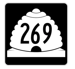 Utah State Highway 269 Sticker Decal R5539 Highway Route Sign - Picture 1 of 1