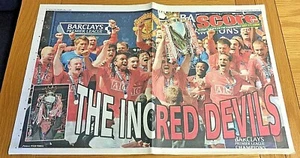 Vintage Newspaper 8 Page Colour Supplement - Manchester United 2009 Champions  - Picture 1 of 4