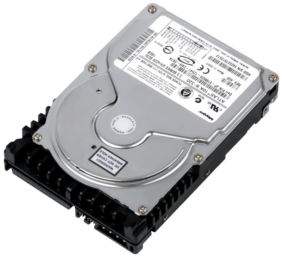 Hard Dell 01M929 1M929 KU18L461 18GB 10000U/Min SCSI U320 68-pin 3.5 " Inch - Image 1 of 3