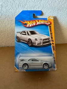 Hot Wheels Nissan Skyline GT-R (R34) 2010 New Models #7/44 D84 - Picture 1 of 2