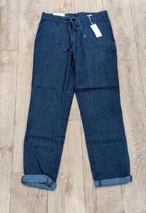$198 Mens AG Adriano Goldschmeid Drawstring Cotton Tapered Pants Miramar 32 x 31 - Picture 1 of 6