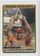 2005 Topps Update Season Highlights Bobby Abreu #UH113