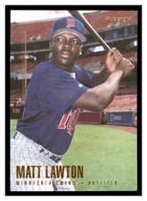 1996 Fleer #167 MATT LAWTON RC Minnesota Twins ~D9PP