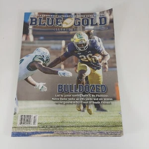 Blue & Gold Illustrated Notre Dame Fighting Irish Football Sept 26, 2020 - Picture 1 of 10