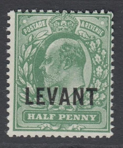 Sg L11a Levante Británico 1911-13 1/2D Verde Mate Un Fino Sin Engastar MNH. - Imagen 1 de 1