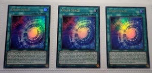 Yugioh! 3x Chaos Space 1st Ed. engl. RA01-EN065 Ultra Rare play set - Picture 1 of 1