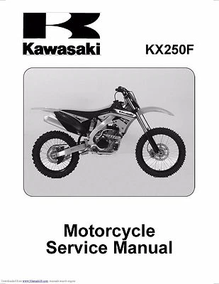 Manual de taller de servicio Kawasaki KX250F 2011 y 2012. Foto 1 de 4