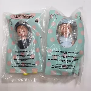 McDonalds Happy Toy Madame Alexander Disney 2004 #4 Mickey Boy #5 Wendy Fairy - Imagen 1 de 2