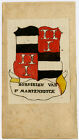 Antique Print-BORSSELEN-SINT MARTENSDYCK-MAARTENSDIJK-COAT OF ARMS-Ferwerda-1781