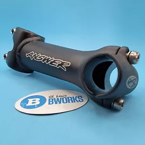 Vintage Answer 1 1/8" Threadless Bike Stem 25.4mm Clamp 120mm +/-10° MTB c24 - Picture 1 of 8