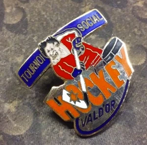 Tournoi Social Hockey Vald'or Vintage Pin Anstecker - Bild 1 von 4