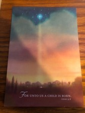 HALLMARK CHRISTMAS CARDS FOR UNTO US A CHILD IS BORN ISAIAH 9:6 KESLER PK6955