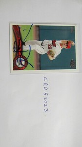2011 Topps  Donn Roach signed baseball card
