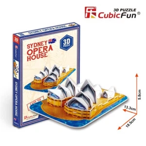 Puzzle 3D LA ÓPERA DE SIDNEY CubicFun Rompecabezas 30 Piezas Entrega 24/48h j298 - Imagen 1 de 2