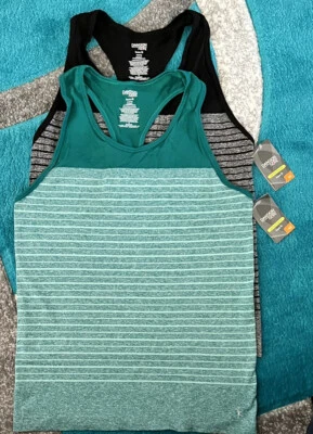 Camisetas sin mangas activas sin costuras Danskin Performance para mujer, talla mediana ¡NUEVAS CON ETIQUETAS! Lote de 2 Foto 1 de 4