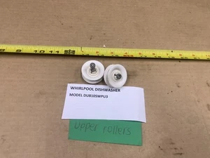 WHIRLPOOL LAVASTOVIGLIE MODELLO DU810SWPU3 Set di 2 ruote guida scaffalatura superiore - Foto 1 di 8
