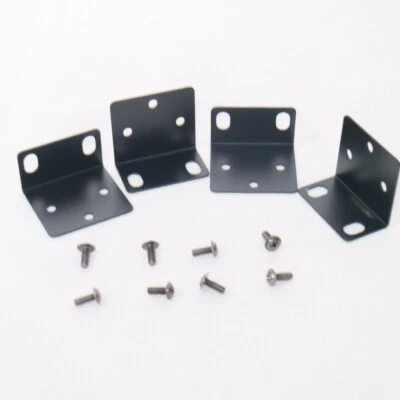 4 Piece Rack Metal Mounting Eer Clips For Wireless Microphone System Receiver - Image 1 of 4