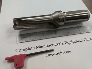 U drill 15/16"x3"x6", 1" shank, index, w. WCMX04 inserts #UD-1516 - Picture 1 of 4